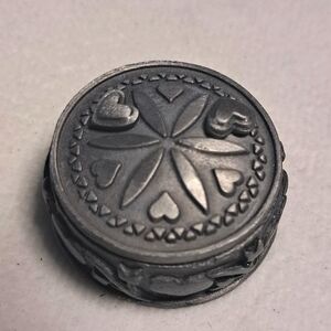 Vintage Torino trinket box/brooch/earrings